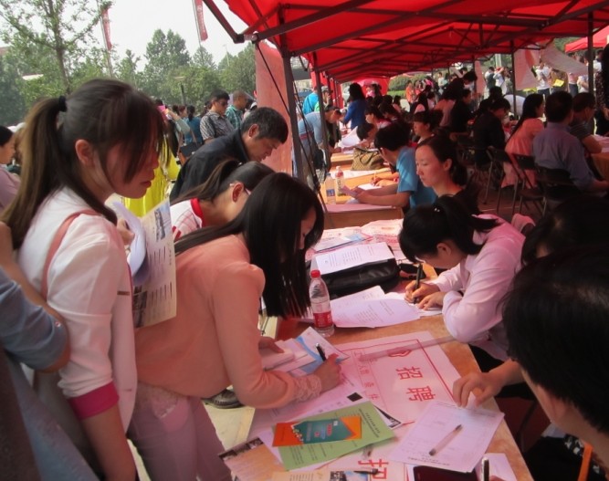 中原区举办“汇聚中原 精彩就业”大型招聘会(图4)