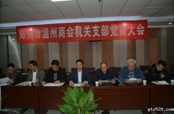郑州温州商会机关支部召开党员大会(图2)