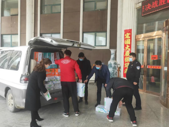中牟县爱心企业捐赠物资  助力疫情防控(图2)