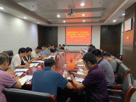 高新区民营经济“两个健康”提升行动暨“一联三帮”专项行动推进会召开(图1)