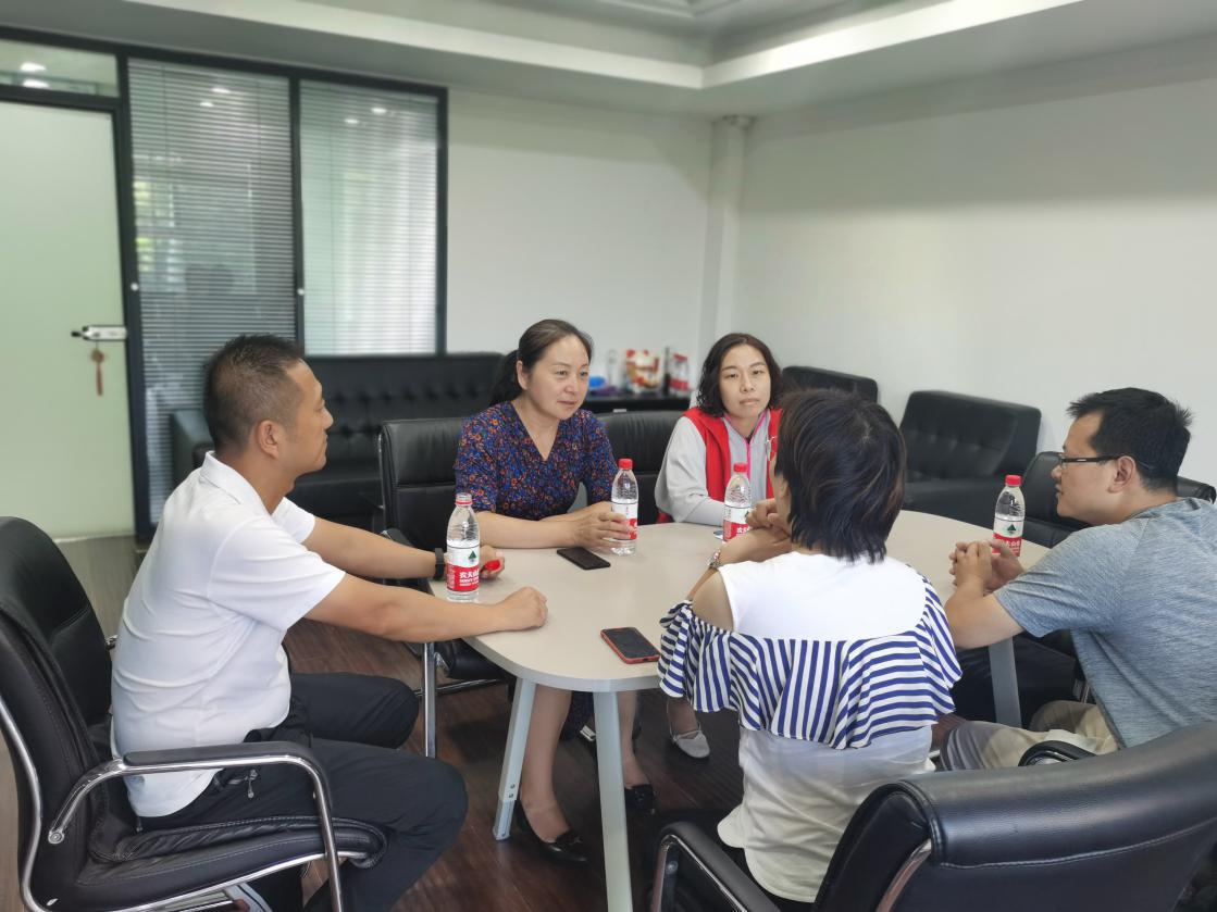 金水区街道商会走访非公企业 全力推进“挂图作战、集中攻坚”做细做实(图2)