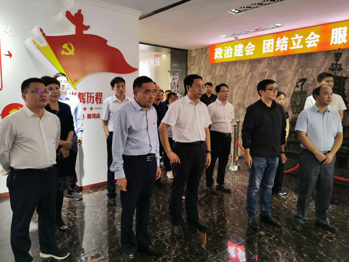 省委统战部副部长张红林一行调研新郑市民营经济统战工作(图2)