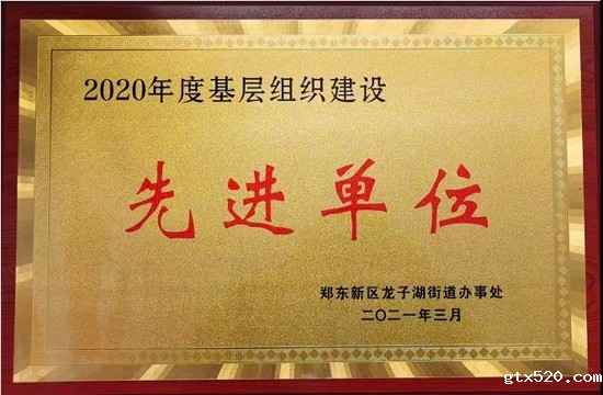 郑州市南平商会党支部荣获郑东新区龙子湖街道党工委“基层组织建设先进单位”(图1)